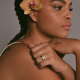 Five-Stone White Diamond Theia Ring