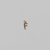 Mini Solid Gold Letter Charm