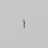 Mini Solid Gold Letter Charm