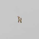 Mini Solid Gold Letter Charm