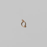 Mini Solid Gold Letter Charm
