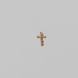 Mini Solid Gold Letter Charm