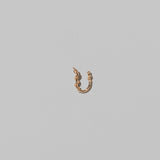 Mini Solid Gold Letter Charm