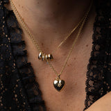 Diamond Star Heart Locket