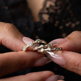 Five-Stone White Diamond Theia Ring