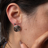 Serpentinite Stud Earrings