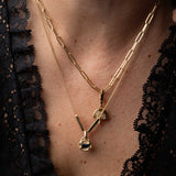 Sapphire Quatrefoil Pendant