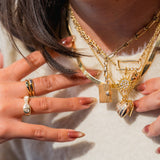 Purple Montana Sapphire Petite Risa Ring