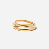 Pavé Diamond Open Single Panther Link Ring