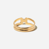 Pavé Diamond Open Single Panther Link Ring