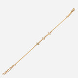 Quad Diamond Station Bracelet