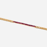 Ruby Cuban Link Bracelet