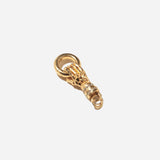 Skeleton Hand Charm Holder with Diamonds