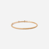 Two-Tone Constellation Diamond Plie Bangle