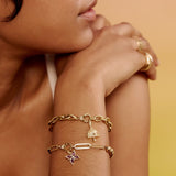 Lemon Quartz Mushroom Charm