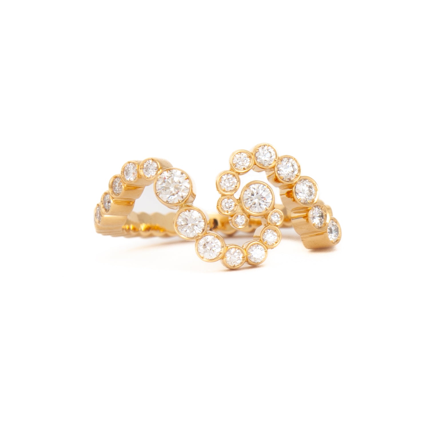 L'Atelier Nawbar Yellow Gold Diamond Bombay Ring, Women's, Rings Diamond Rings
