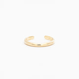 Diamond Baguette Half Round Cuff Ring