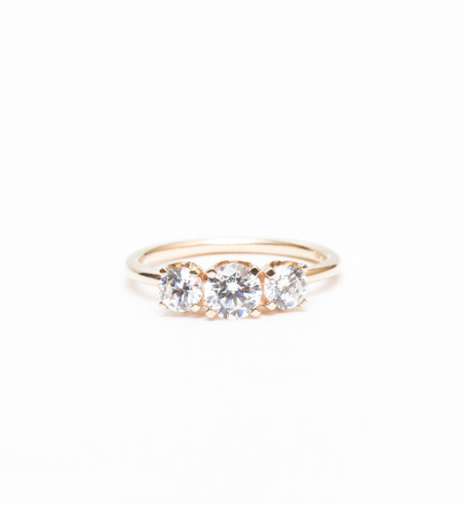 Signature Three-Stone Ring – No.3