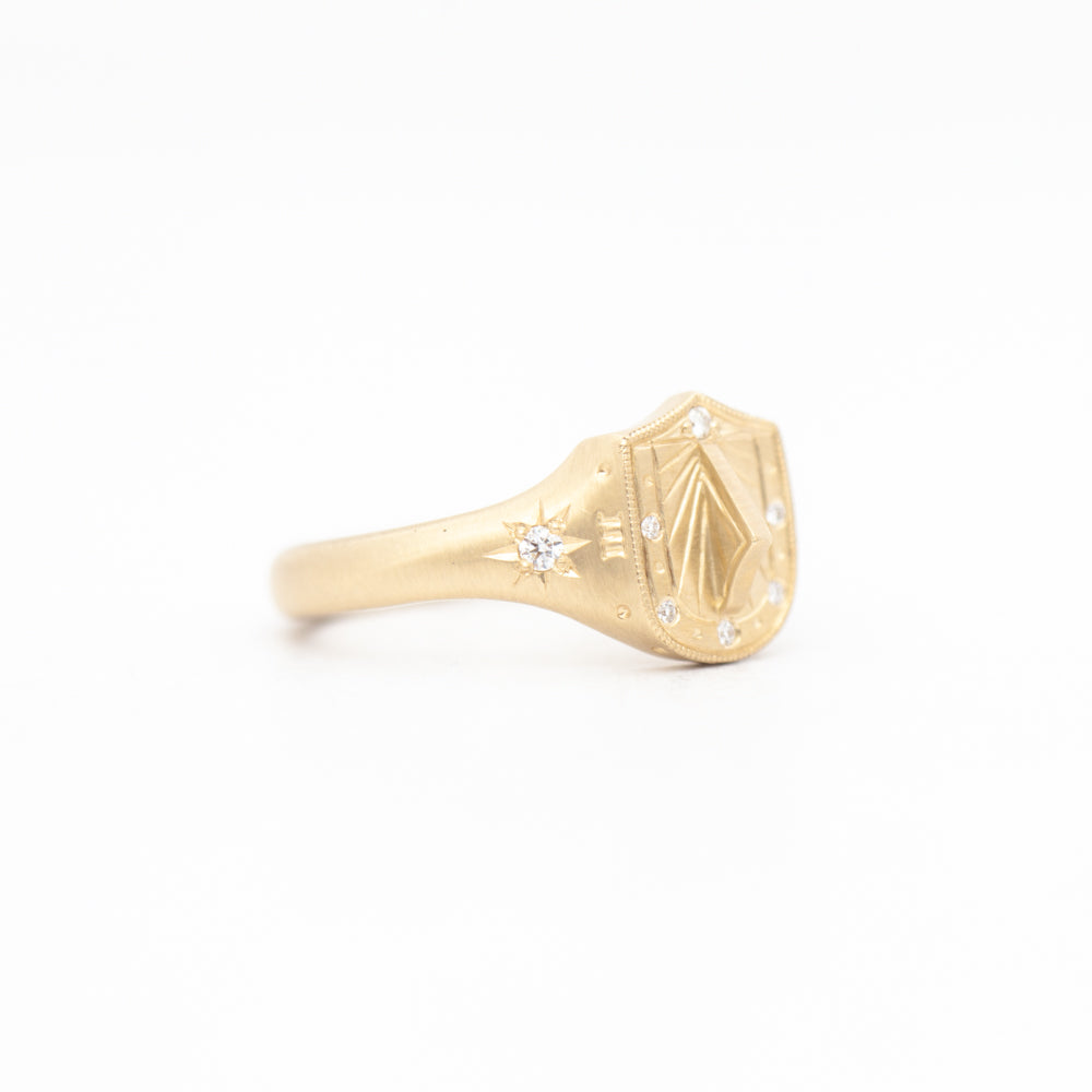Signet Sunday Rings Sundial Signet Ring – No.3