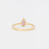 0.50 ct Pink Hexagonal Sapphire Mosaic Stack Ring