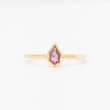 0.50 ct Pink Hexagonal Sapphire Mosaic Stack Ring