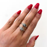 1.00ct Salt and Pepper Diamond Nova Ring