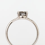 1.00ct Salt and Pepper Diamond Nova Ring