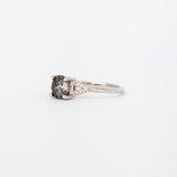 1.00ct Salt and Pepper Diamond Nova Ring